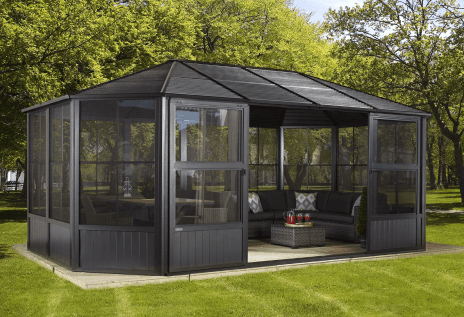 Metal gazebo