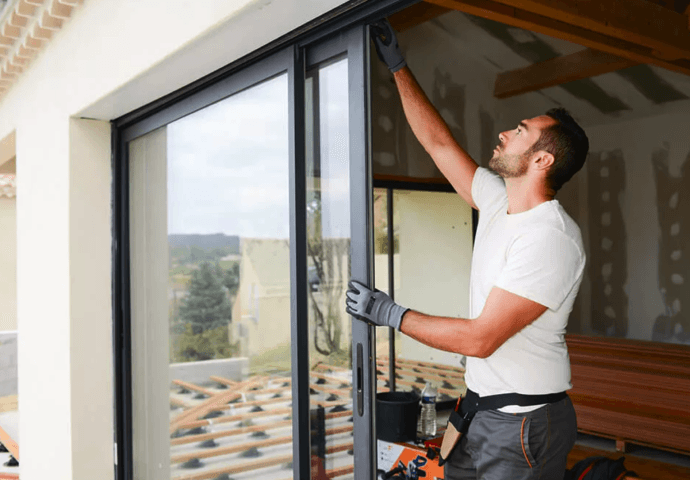 Installation of window doors