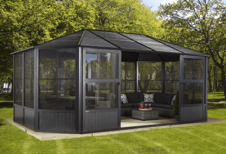 Metal gazebo